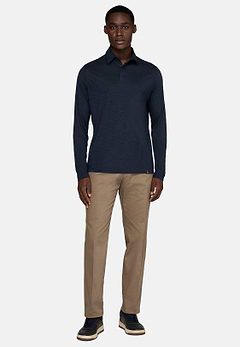 Polo En Laine Tencel