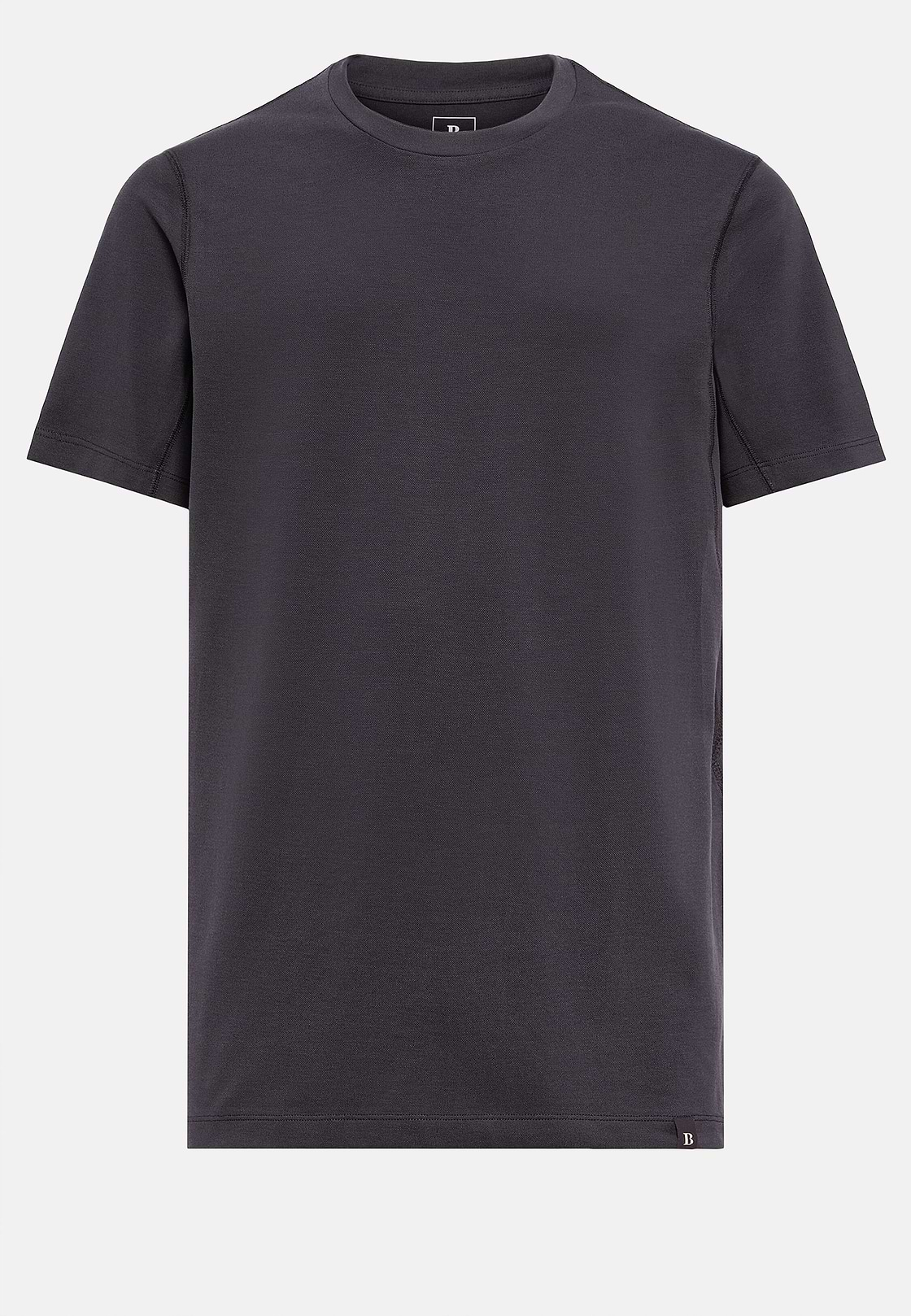 High-Performance Piqué Polo T-Shirt, Black, hi-res