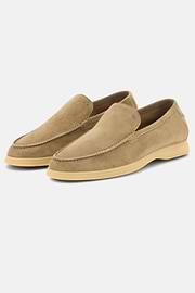 Mocassins Aria En Daim, Beige, thumb, 3