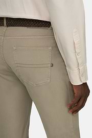 Jeans Aus Elastischem Baumwoll-Tencel, Taupe, thumb, 4