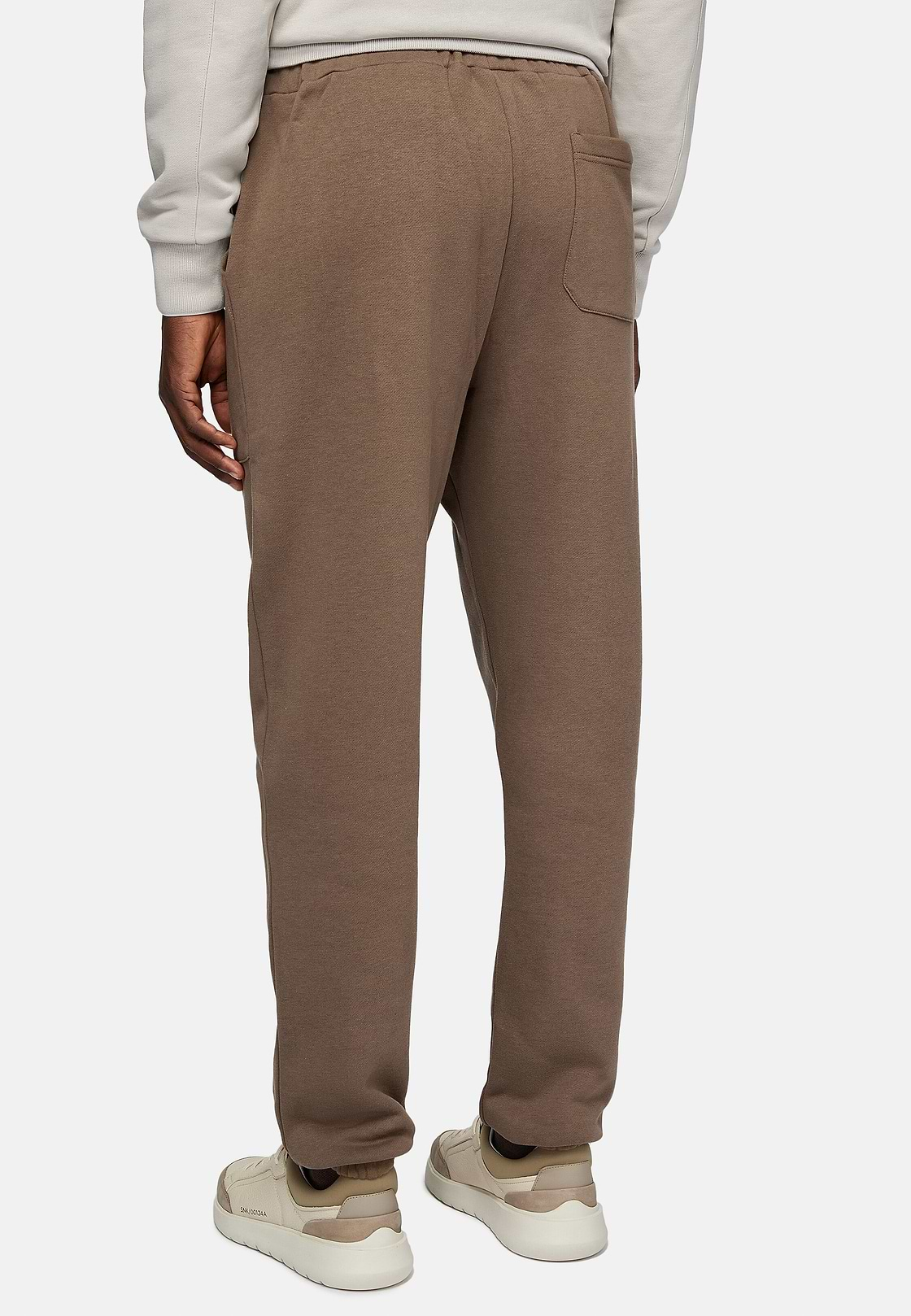 Pantalon En Coton, Marron, hi-res