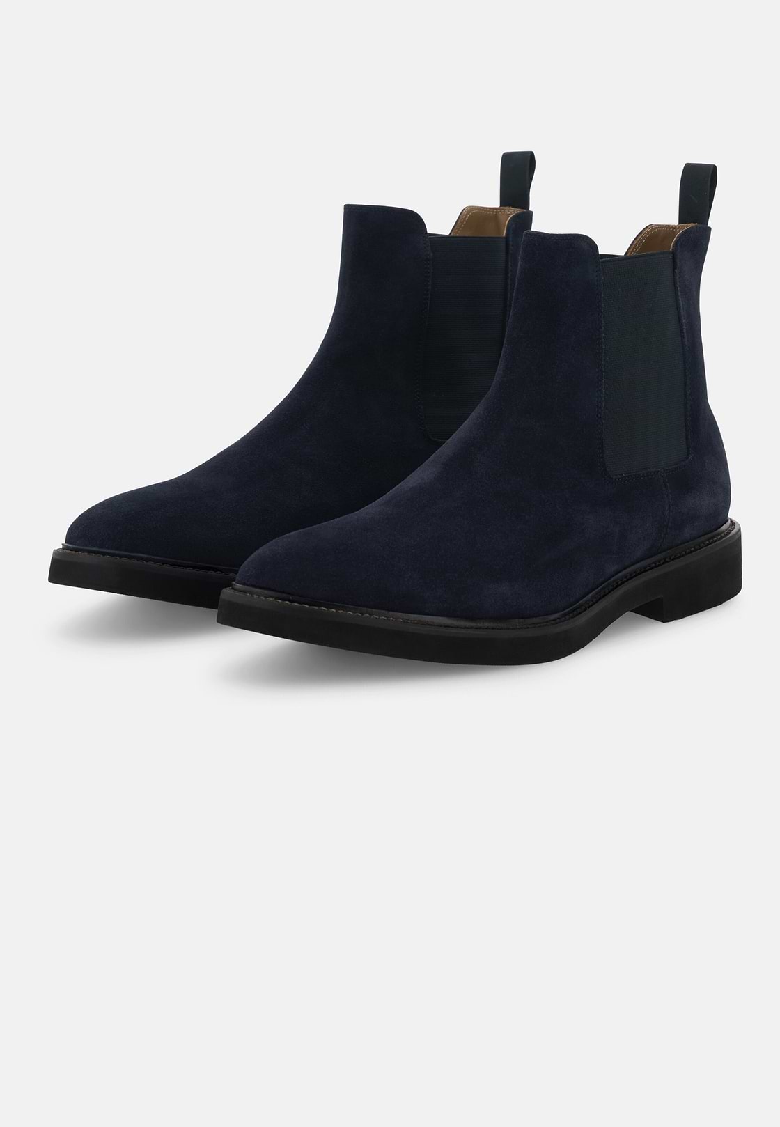 Suede Ankle Boots, Navy blue, hi-res, 3