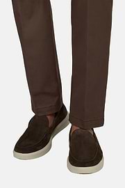 Mocassins Stratus En Daim, Marron foncé, thumb, 2