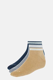 Calze Pari Scarpa In Misto Cotone, Multicolor, hi-res