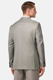 Costume Grain De Poudre En Pure Laine, Sable, thumb, 3