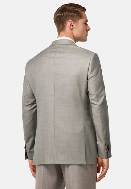 Grisaille Pure Wool Suit, Sand, hi-res