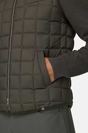 Chaleco en Pluma de Oca, Verde militar, thumb, 5