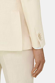 Herringbone Linen Suit, Sand, thumb, 4
