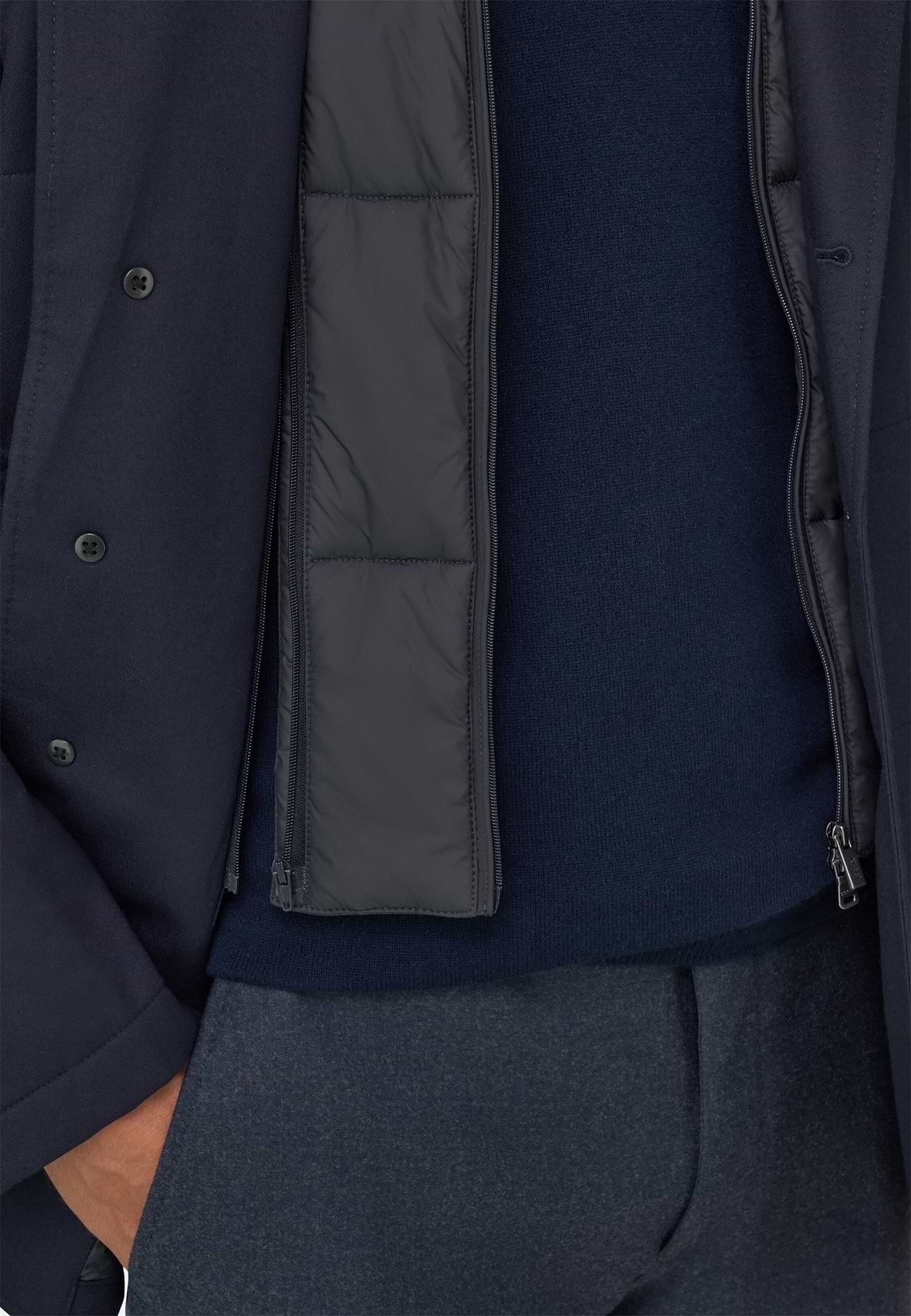 Jack Gemêleerd in Wol, Navy blue, hi-res, 5