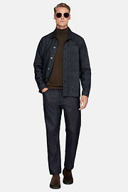 Work Shirt Jacket in Denim, , hi-res