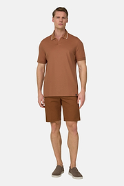 Bermudahose Aus Elastischem Nylon, Orange, thumb, 2