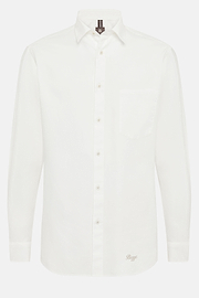 Regular Fit Cotton Shirt, White, hi-res