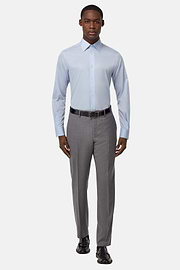 Chemise En Sergé De Coton Regular Fit, Bleu clair, hi-res