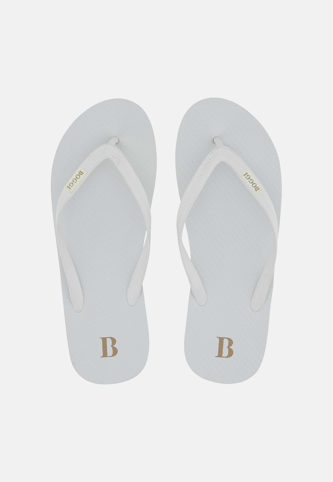 Tongs En Caoutchouc, Blanc, hi-res