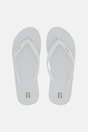 Tongs En Caoutchouc, Blanc, hi-res
