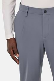 B-Tech Stretch Nylon Trousers, Charcoal, hi-res