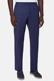 Pantalon en Laine B Aria, Indigo, hi-res