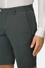 Bermudas in Stretch Cotton, Green, thumb, 4