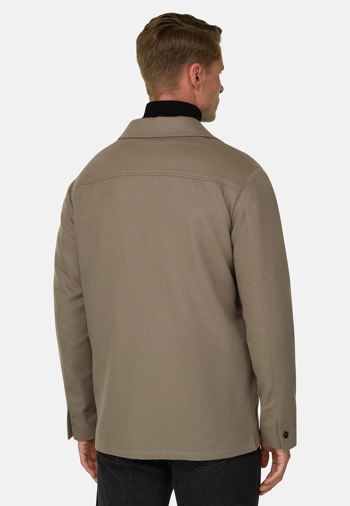 TRADE Shacket in Cashmere, Mud, hi-res, 4