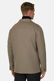 TRADE Shacket in Cashmere, Mud, thumb, 4