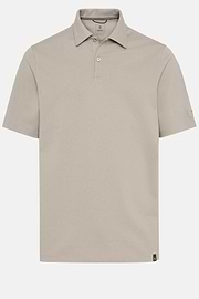 High-Performance Piqué Polo Shirt, Sand, hi-res