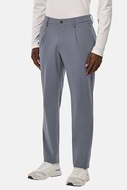 B-Tech Stretch Nylon Trousers, Charcoal, hi-res