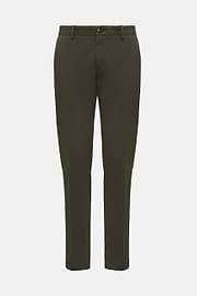 Pantalon En Coton Extensible, , hi-res