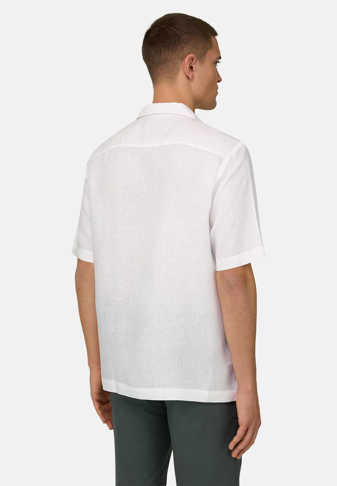 Hemd Aus Leinen Regular Fit, Weiß, hi-res, 3