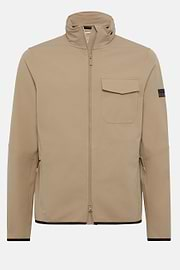 Winddichter Blouson Aus Technischem Recyceltem Gewebe, Beige, hi-res