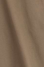 Trousers in Stretch Cotton, Taupe, thumb, 4