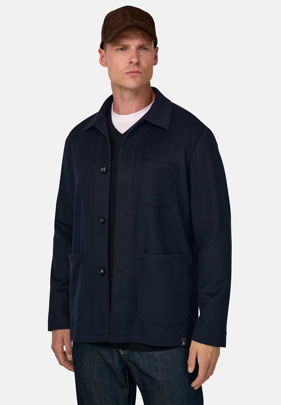 Inges Kabát TRADE Kasmírból, Navy blue, hi-res