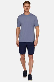 Bermudas in Linen, Blue, hi-res