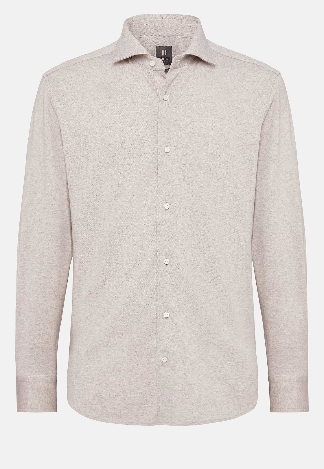 Regular Fit Cotton Jersey Polo Shirt, Beige, hi-res