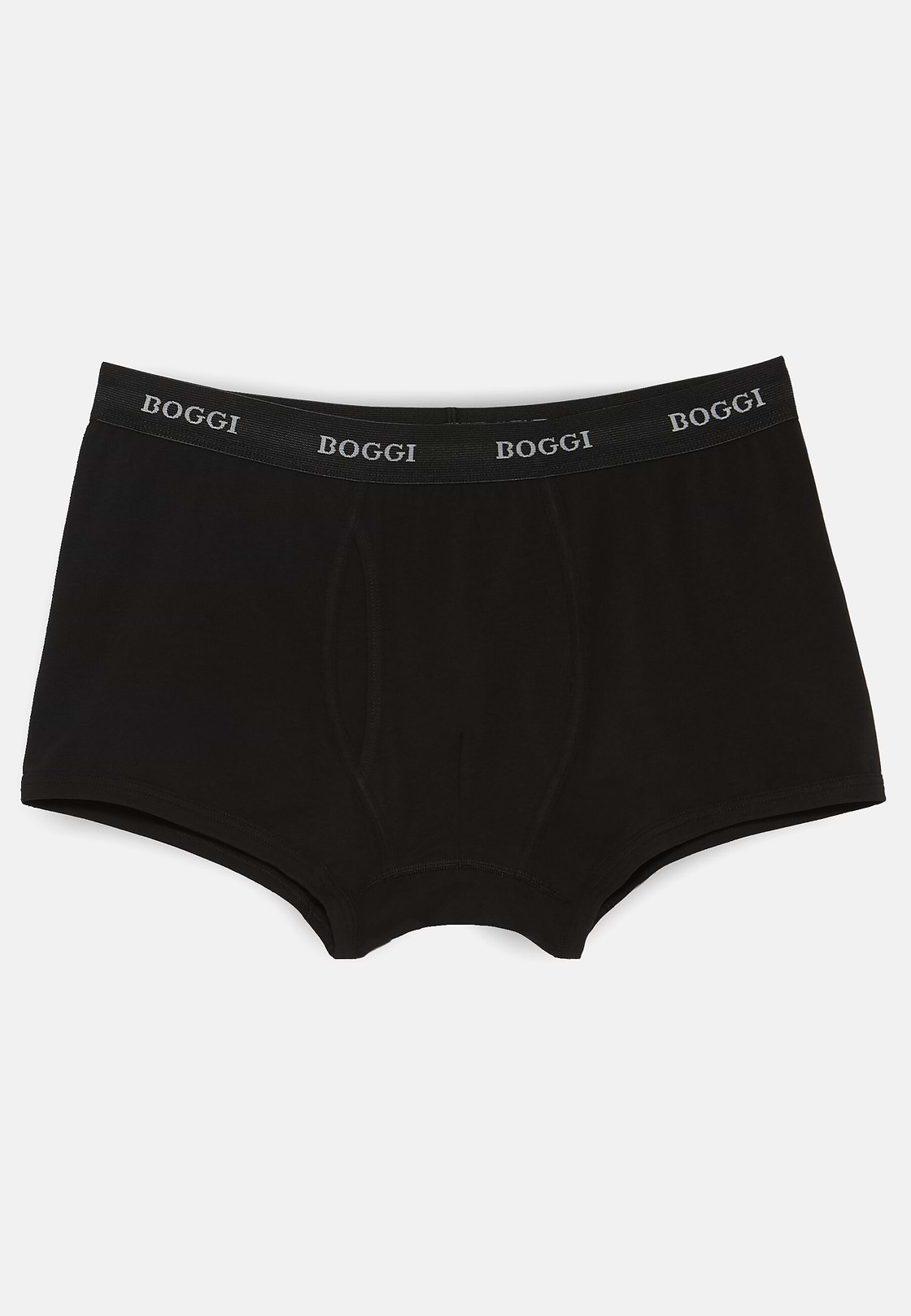 Boxer En Jersey De Coton Stretch, Noir, hi-res