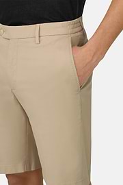 Bermudahose Aus Elastischem Nylon, Sand, thumb, 4