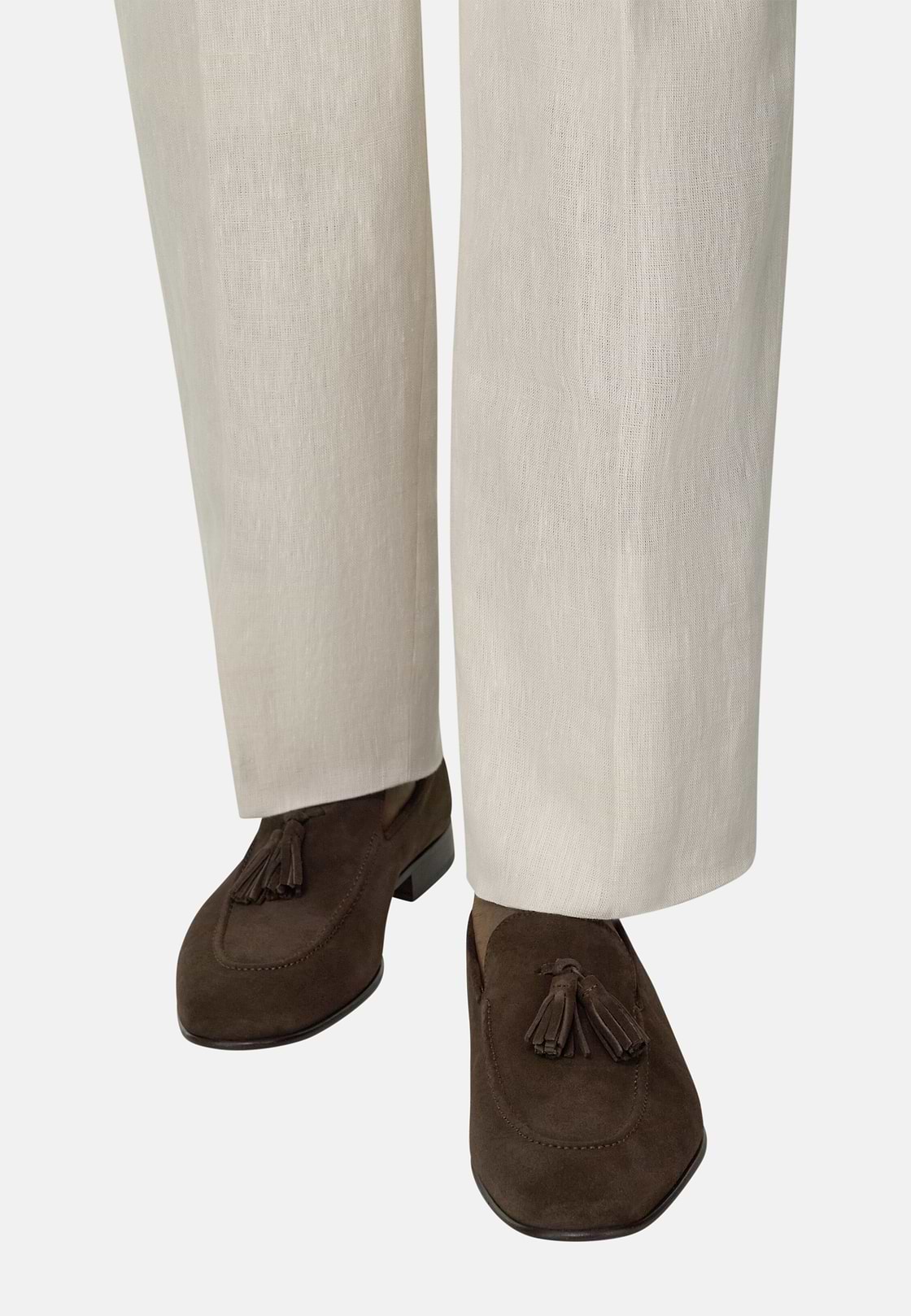 Mocasines con Borlas de Ante, Blanco, hi-res, 2