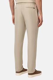 City Linen Trousers, Sand, hi-res