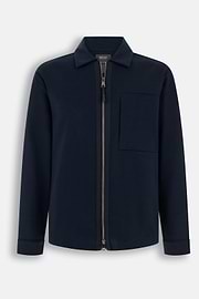 Hemdjacke WOOLTECH, Navy blau, thumb, 6