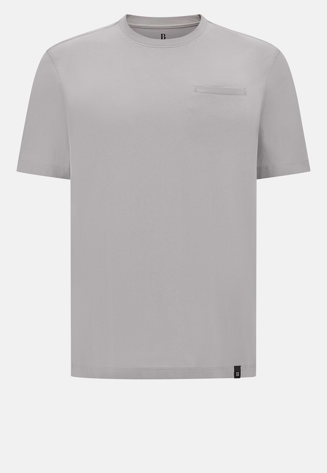 Cotton Jersey T-Shirts with Breast Pockets, Ice, hi-res