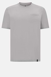 Cotton Jersey T-Shirts with Breast Pockets, Ice, hi-res
