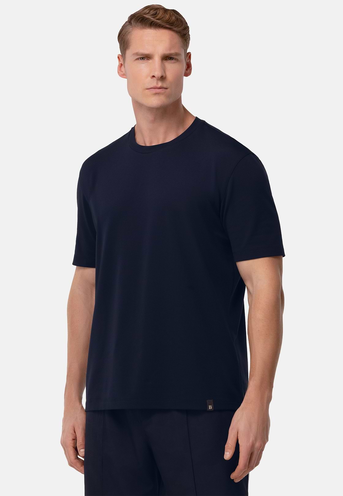 Camiseta de piqué de alto rendimiento S.Cafè®, Azul  Marino, hi-res