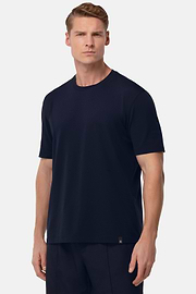 Camiseta de piqué de alto rendimiento S.Cafè®, Azul  Marino, hi-res