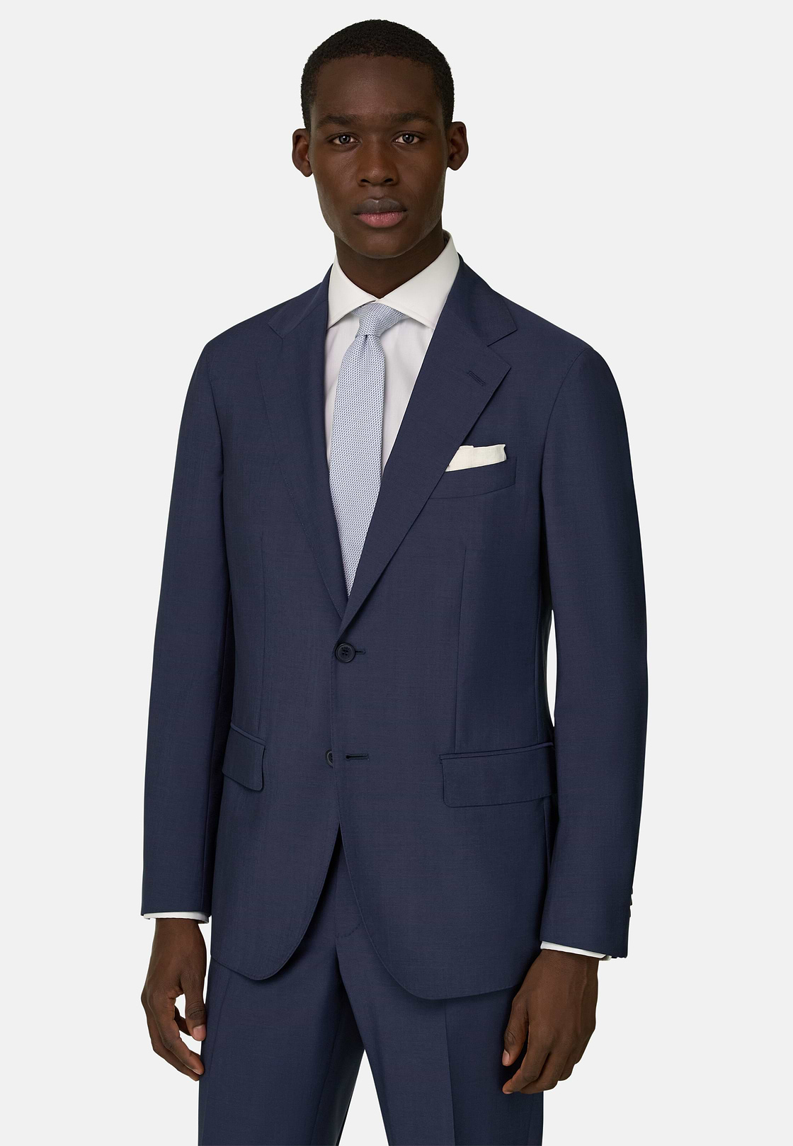 Wool and Mohair Suit, Blue, hi-res, 1