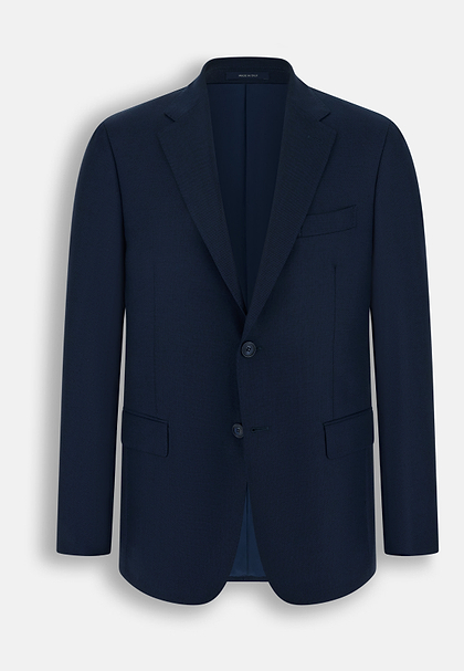 Jacke Birdseye aus Wolle, Bluette, hi-res