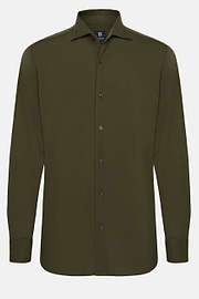 Regular fit piqué poloshirt, Green, hi-res