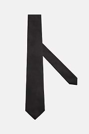 Silk Tie, Black, hi-res