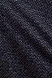 Blazer Houndstooth Cotton Blend B Jersey, Navy blue, thumb, 5