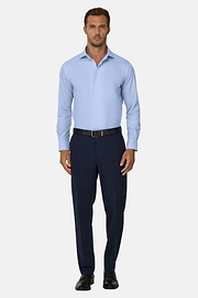 Polo En Jersey Japonais Regular Fit, Bleu clair, thumb, 2