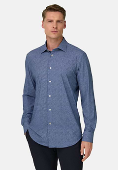 Hemd Aus Elastischem Nylon Slim Fit