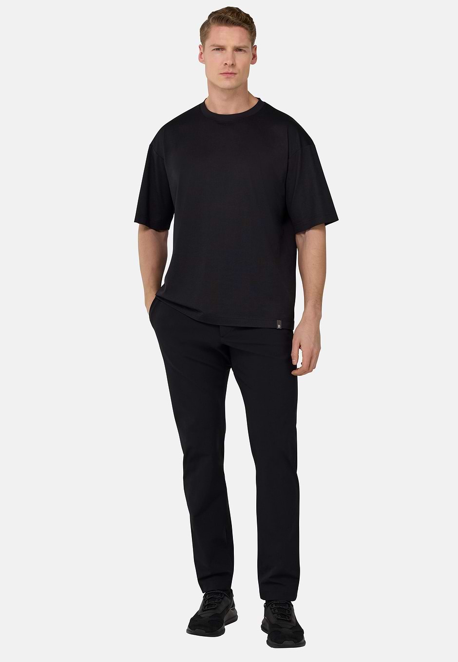 High-Performance S.Cafè® Jersey T-Shirt, Black, hi-res